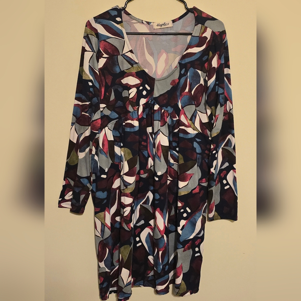 Haptics Floral V-Neck Dress